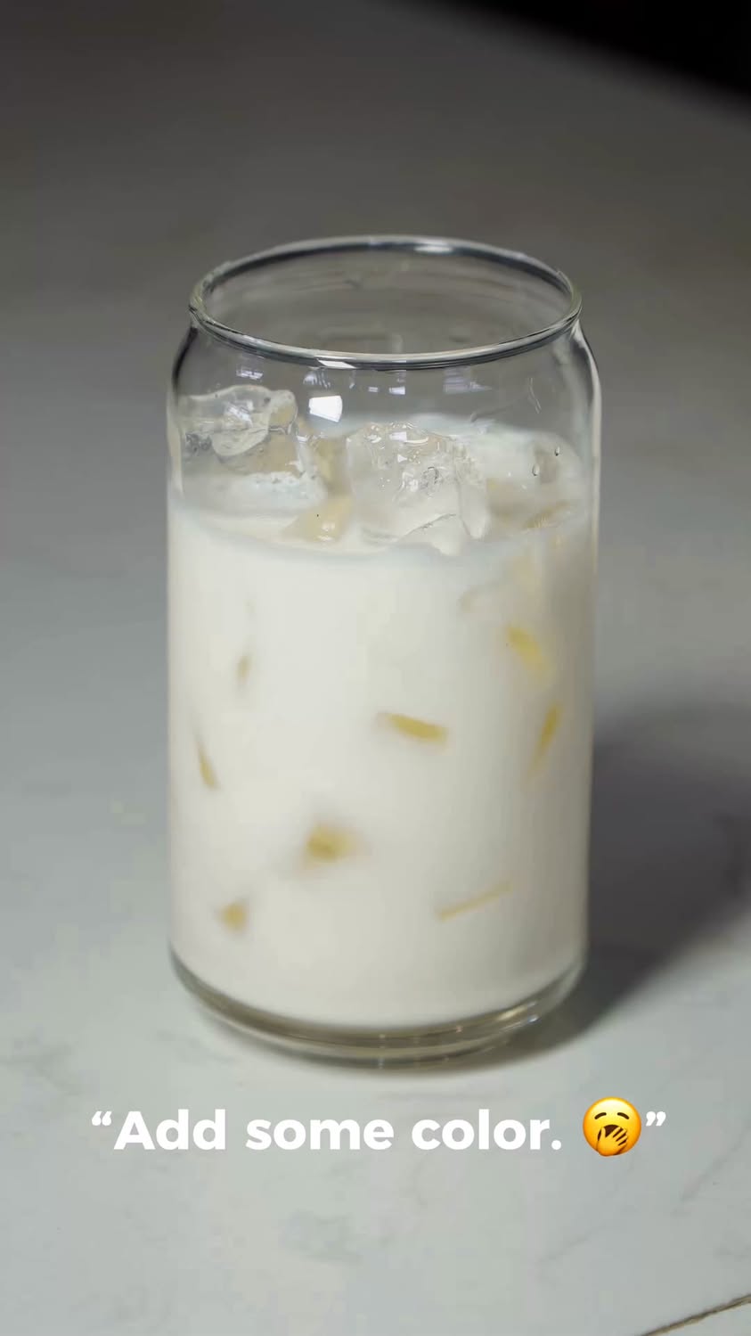 Iced white specialty drink